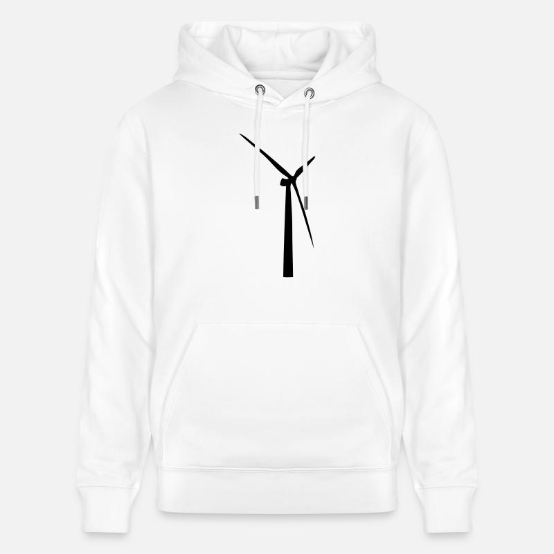 Windrad - Sweat à capuche bio CRUISER Stanley/Stella Unisexe - blanc