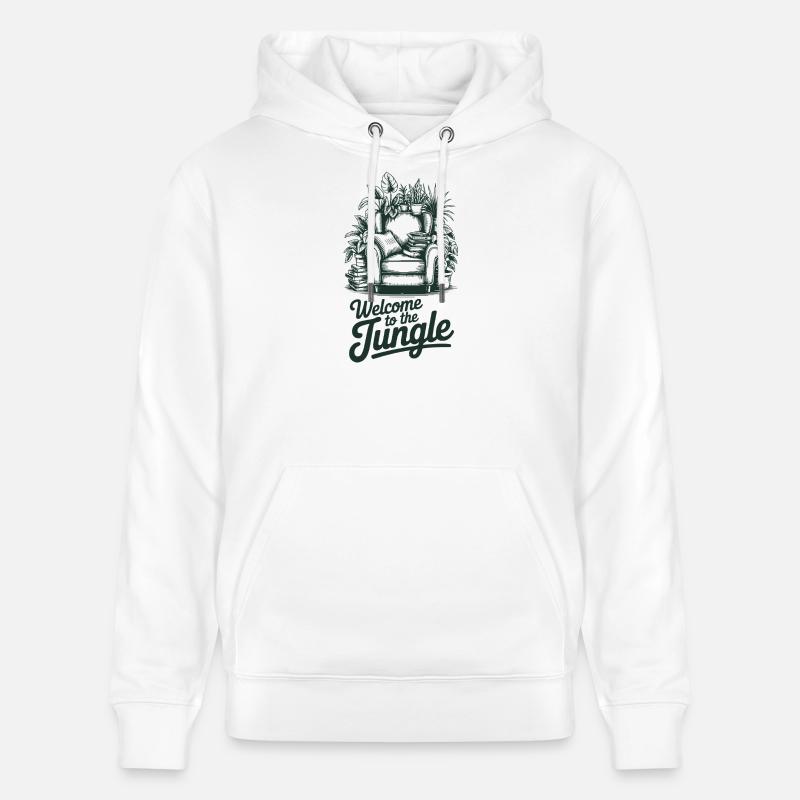 Passionné de Cluttercore - Sweat à capuche bio CRUISER Stanley/Stella Unisexe - blanc