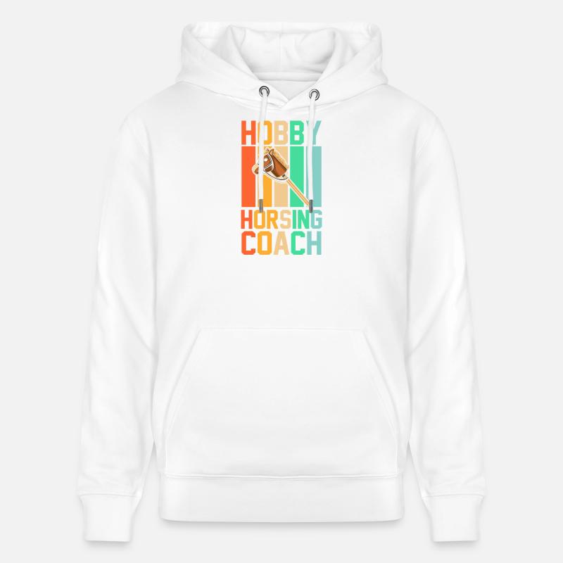 Steckenpferd Cheval de Hobby Cavalier - Sweat à capuche bio CRUISER Stanley/Stella Unisexe - blanc