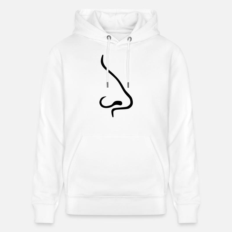 Nez - Sweat à capuche bio CRUISER Stanley/Stella Unisexe - blanc
