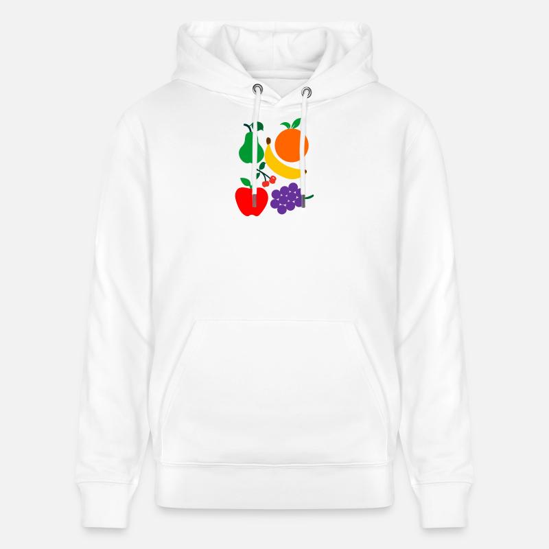 Fruit - Sweat à capuche bio CRUISER Stanley/Stella Unisexe - blanc