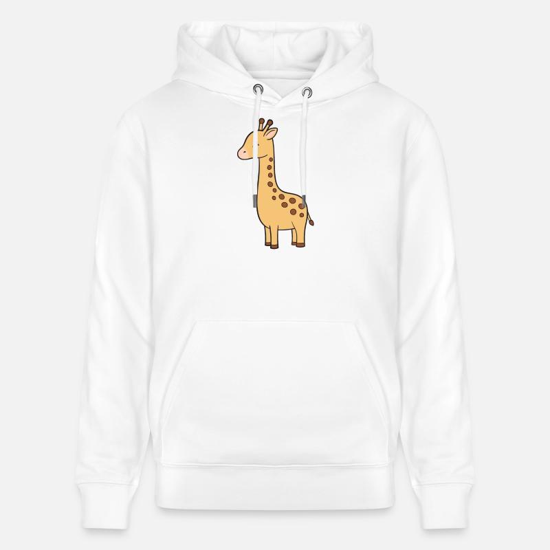 Giraffe - Stanley/Stella Unisex Bio-Hoodie CRUISER - Weiß