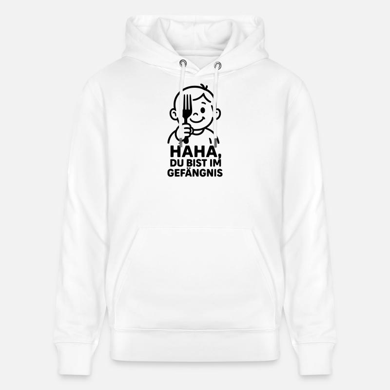 Prison de Fork pour enfants - Sweat à capuche bio CRUISER Stanley/Stella Unisexe - blanc