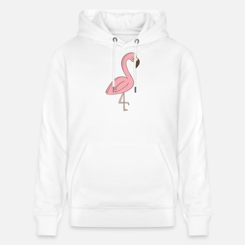 Flamingo - Sweat à capuche bio CRUISER Stanley/Stella Unisexe - blanc