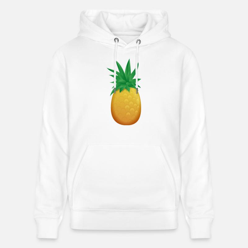 fruit d'ananas013 - Sweat à capuche bio CRUISER Stanley/Stella Unisexe - blanc