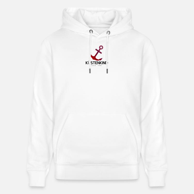 ANCRE D’ENFANT CÔTIÈRE - Sweat à capuche bio CRUISER Stanley/Stella Unisexe - blanc