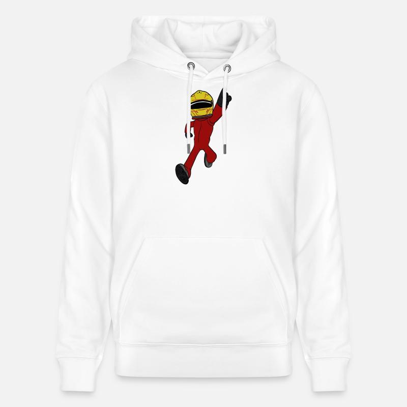 pilote de course - Sweat à capuche bio CRUISER Stanley/Stella Unisexe - blanc