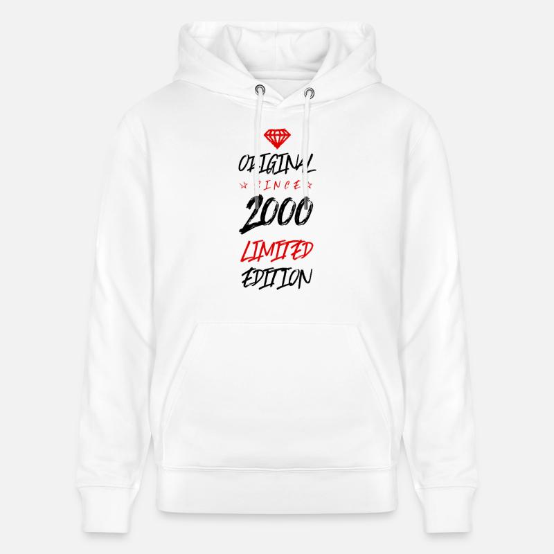 2000 Édition limitée - Sweat à capuche bio CRUISER Stanley/Stella Unisexe - blanc