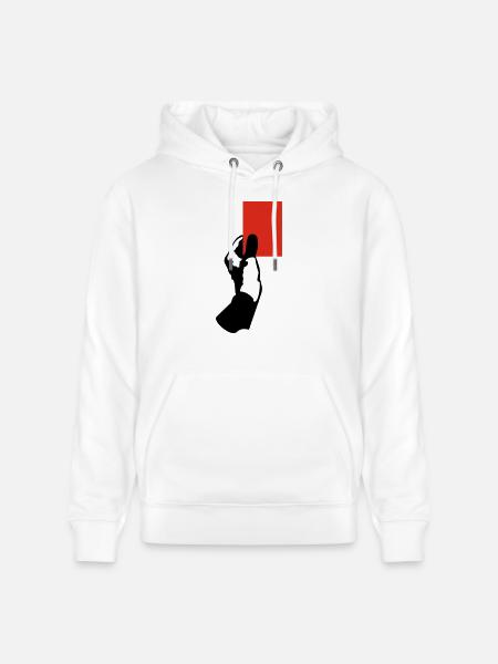 Rote Karte! - Stanley/Stella Unisex Bio-Hoodie CRUISER - Weiß