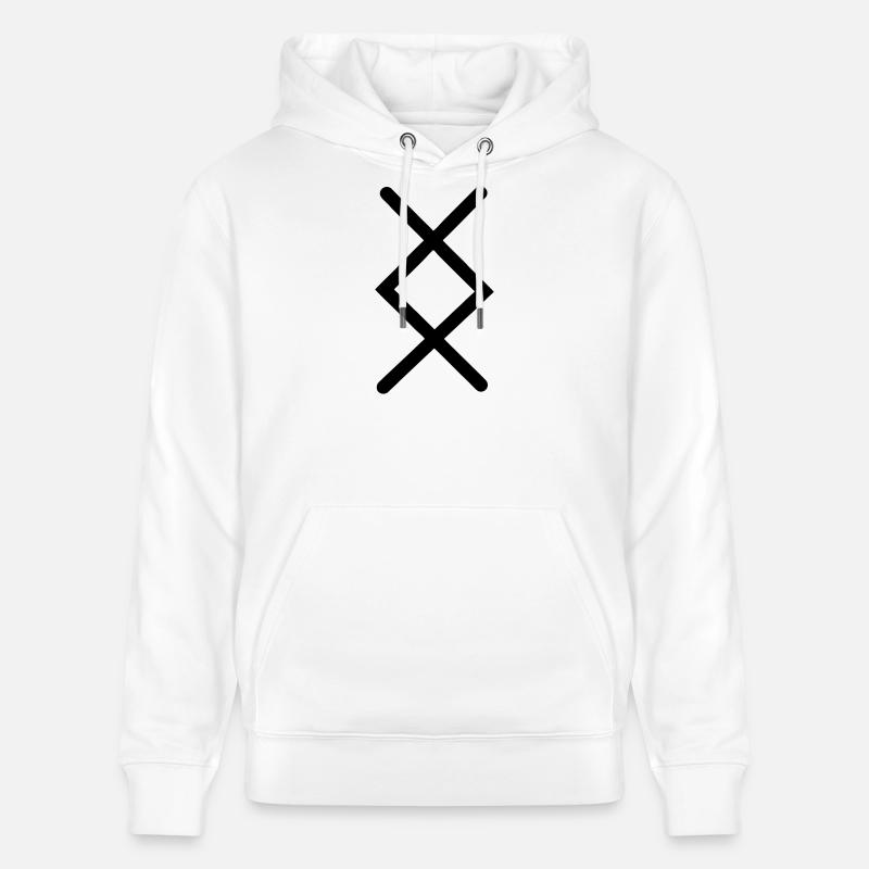 Fertilité d’Ingwaz - Sweat à capuche bio CRUISER Stanley/Stella Unisexe - blanc