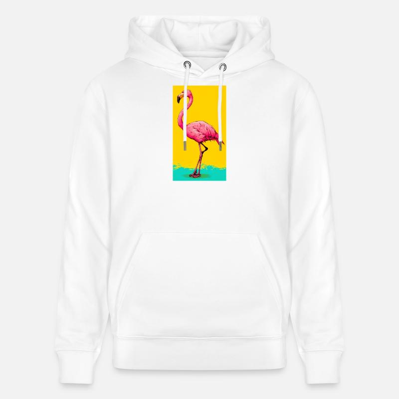 Flamant - Sweat à capuche bio CRUISER Stanley/Stella Unisexe - blanc