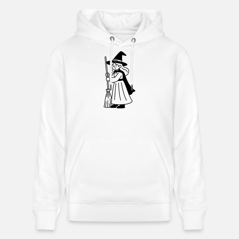 sorcière - Sweat à capuche bio CRUISER Stanley/Stella Unisexe - blanc
