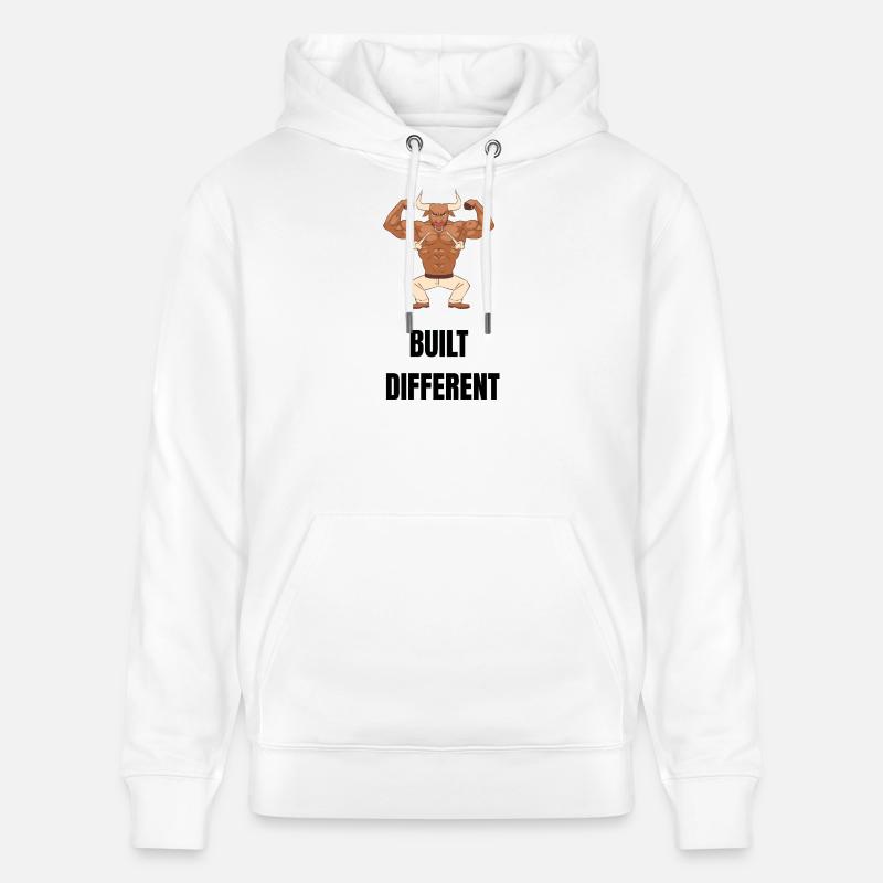 Built different - Stanley/Stella Unisex Bio-Hoodie CRUISER - Weiß