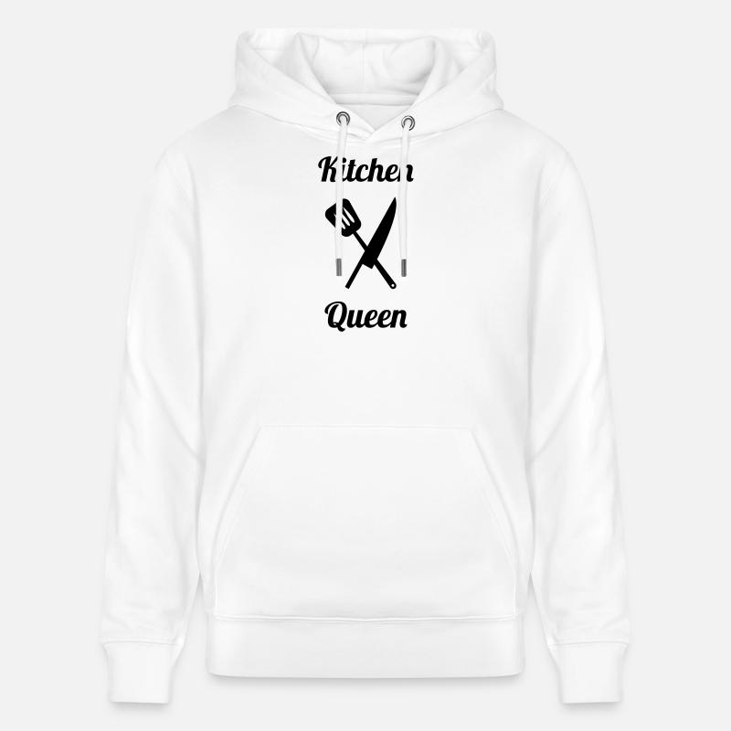 Kitchen Queen - Sweat à capuche bio CRUISER Stanley/Stella Unisexe - blanc