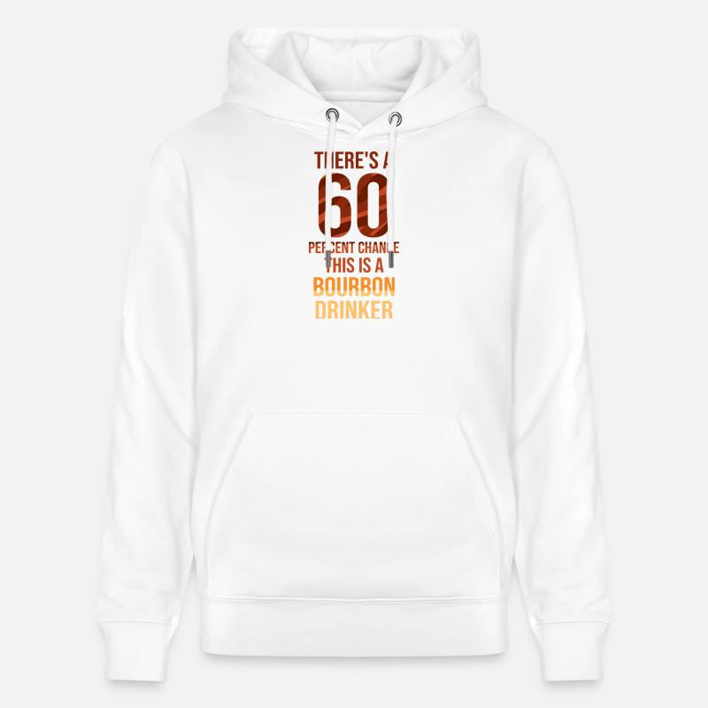 Whiskey Saying Whiskey Drinker Whiskey Lovers - Sweat à capuche bio CRUISER Stanley/Stella Unisexe - blanc