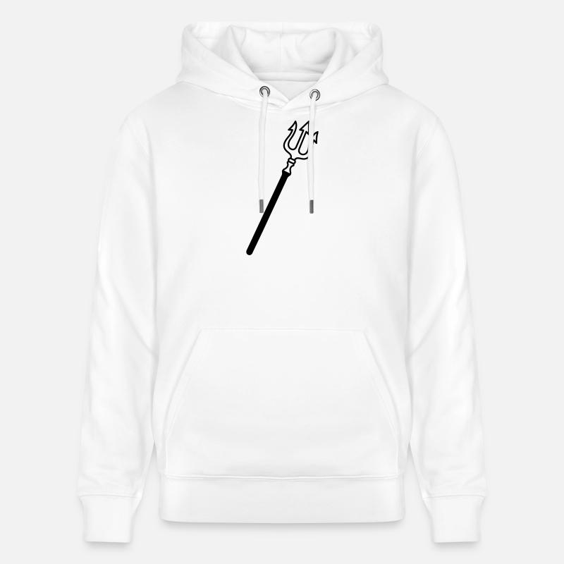 trident - Sweat à capuche bio CRUISER Stanley/Stella Unisexe - blanc