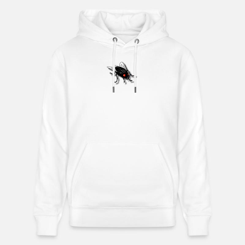 funny fly - Sweat à capuche bio CRUISER Stanley/Stella Unisexe - blanc