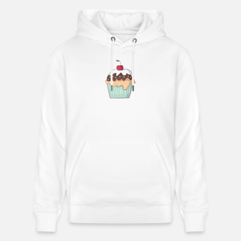 Cupcake - Sweat à capuche bio CRUISER Stanley/Stella Unisexe - blanc