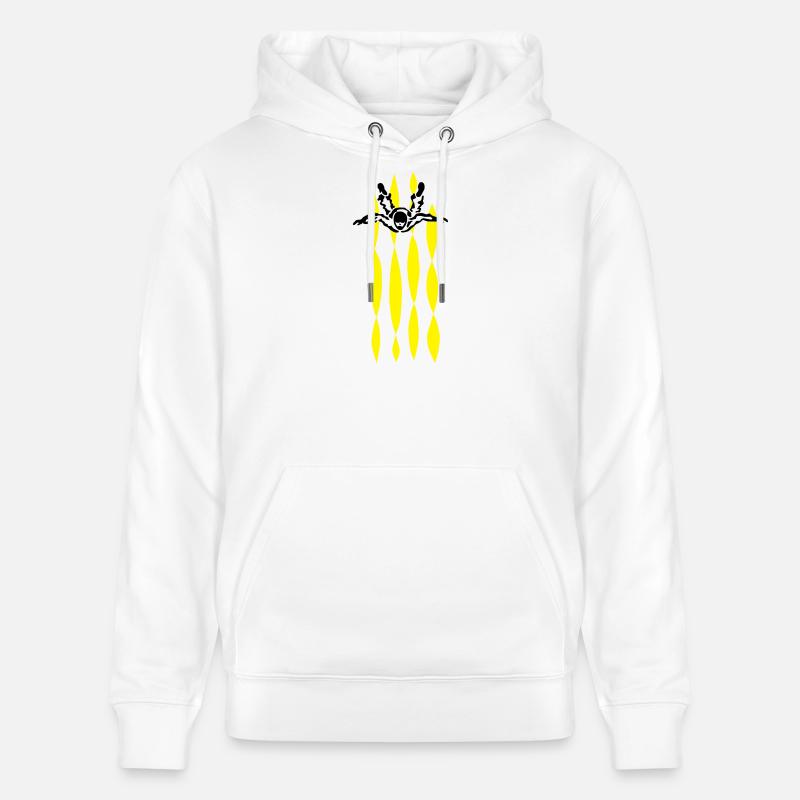 parachutisme - Sweat à capuche bio CRUISER Stanley/Stella Unisexe - blanc