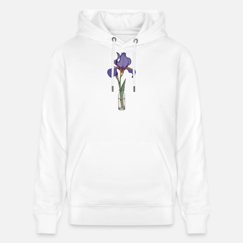 Iris - Sweat à capuche bio CRUISER Stanley/Stella Unisexe - blanc