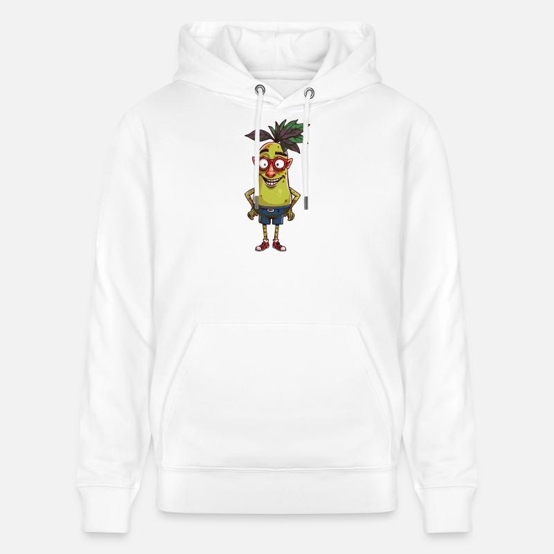 fruit - Sweat à capuche bio CRUISER Stanley/Stella Unisexe - blanc