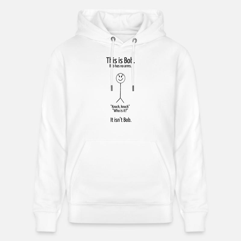 C'est Bob 2 - Sweat à capuche bio CRUISER Stanley/Stella Unisexe - blanc