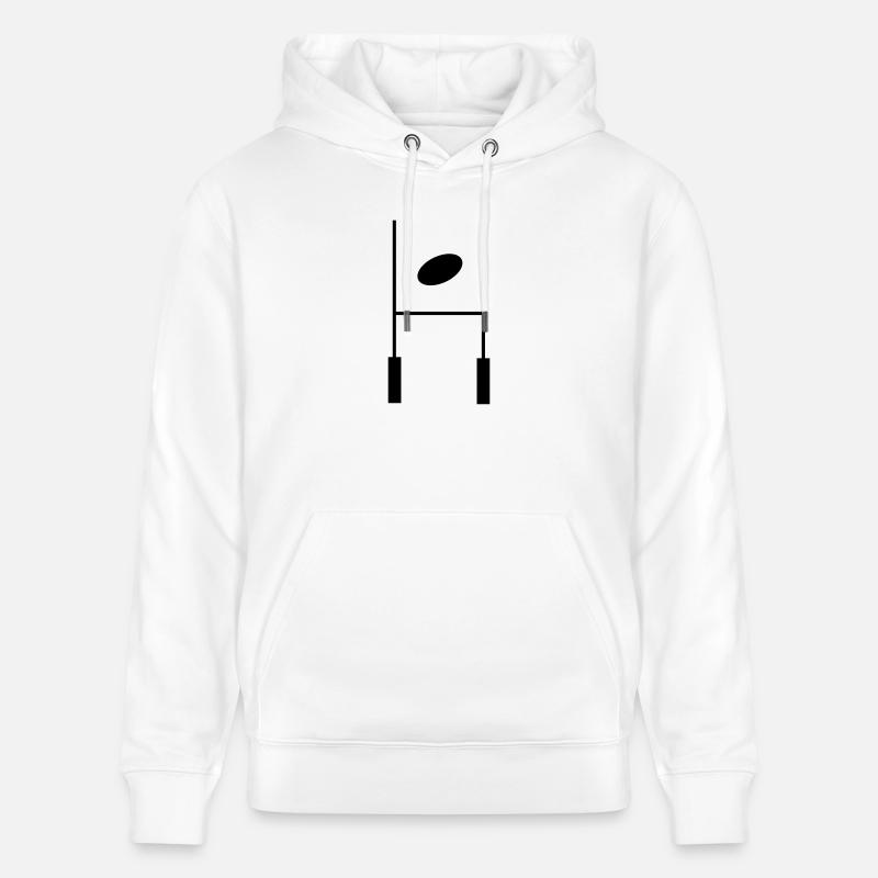 Rugby - Sweat à capuche bio CRUISER Stanley/Stella Unisexe - blanc