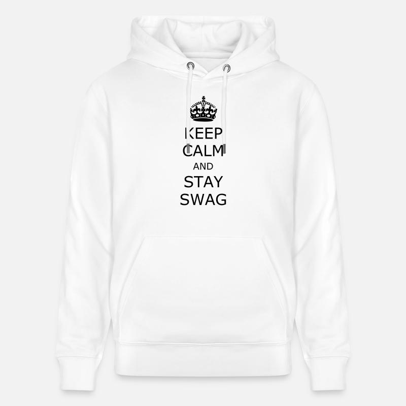 Keep Calm - Sweat à capuche bio CRUISER Stanley/Stella Unisexe - blanc