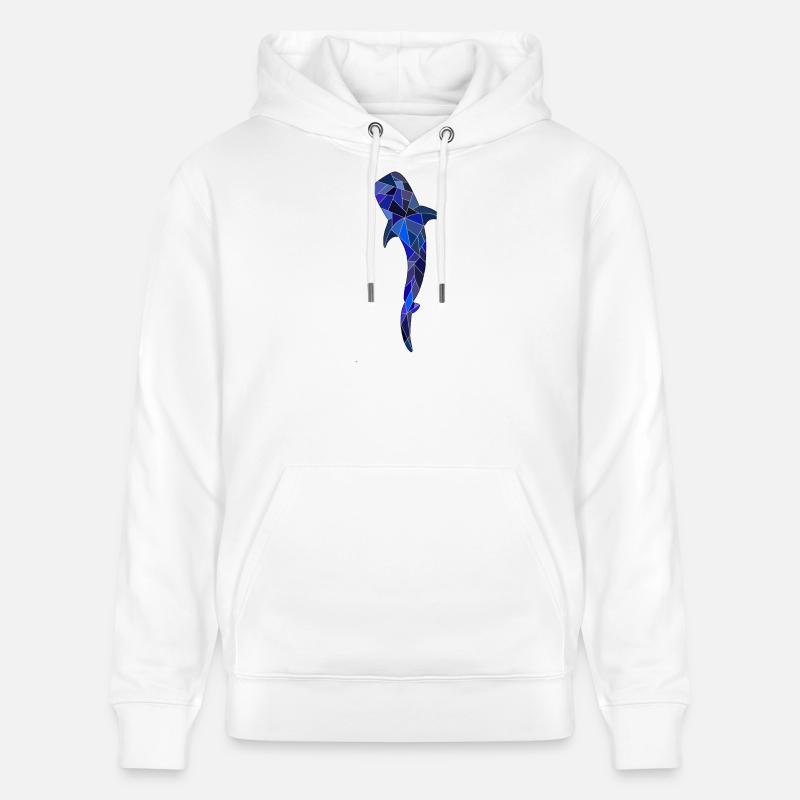 Requin-baleine - Sweat à capuche bio CRUISER Stanley/Stella Unisexe - blanc