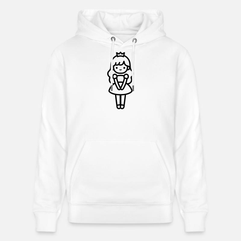 princesse - Sweat à capuche bio CRUISER Stanley/Stella Unisexe - blanc