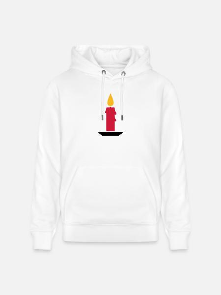 Bougie - Sweat à capuche bio CRUISER Stanley/Stella Unisexe - blanc
