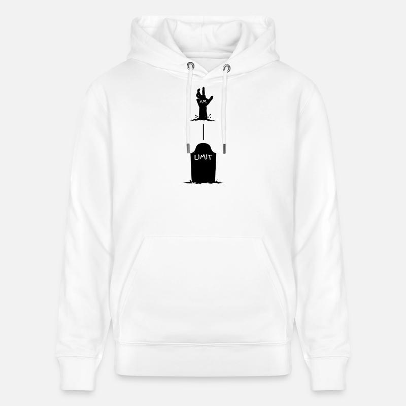 La main s’élève de la tombe - Sweat à capuche bio CRUISER Stanley/Stella Unisexe - blanc