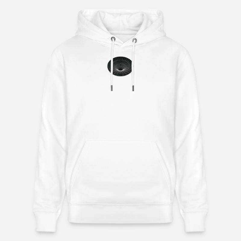 Vortex-Gitter Wurmloch - Stanley/Stella Unisex Bio-Hoodie CRUISER  - Weiß