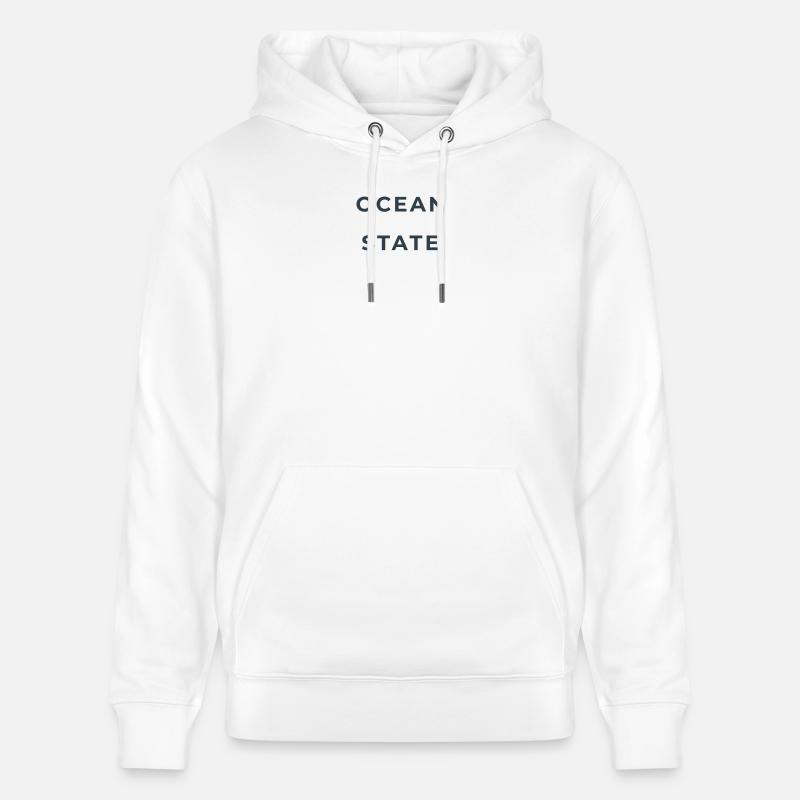 OCEAN STATE - Sweat à capuche bio CRUISER Stanley/Stella Unisexe - blanc