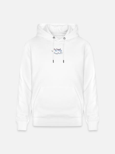 Canal du midi villes - Sweat à capuche bio CRUISER Stanley/Stella Unisexe - blanc