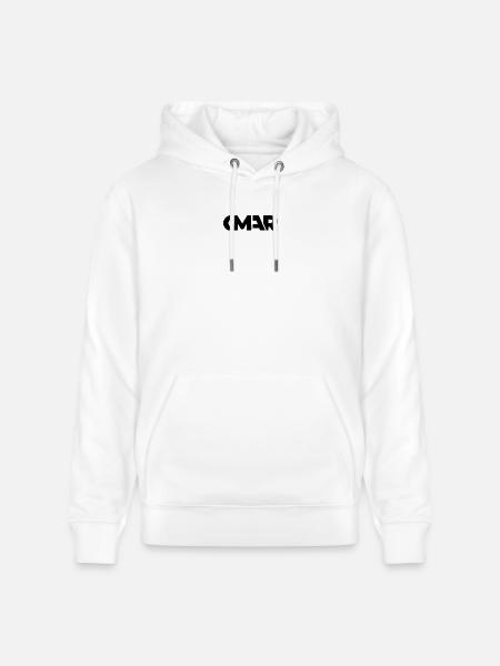 Omar Name Arabic First Name Gift - Stanley/Stella CRUISER Unisex Organic Hoodie - white