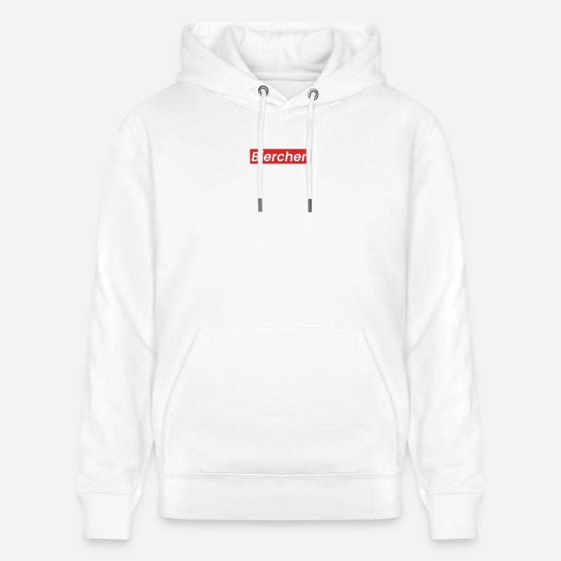 Logo de la bière - Sweat à capuche bio CRUISER Stanley/Stella Unisexe - blanc