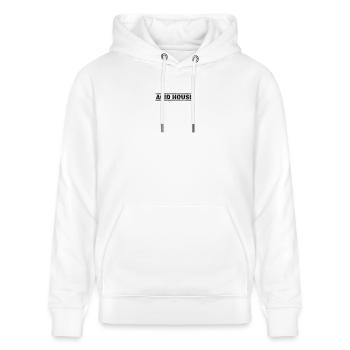 Acid House - Stanley/Stella CRUISER Unisex Organic Hoodie - white - Front - Alina (178cm) & Michal (187cm)