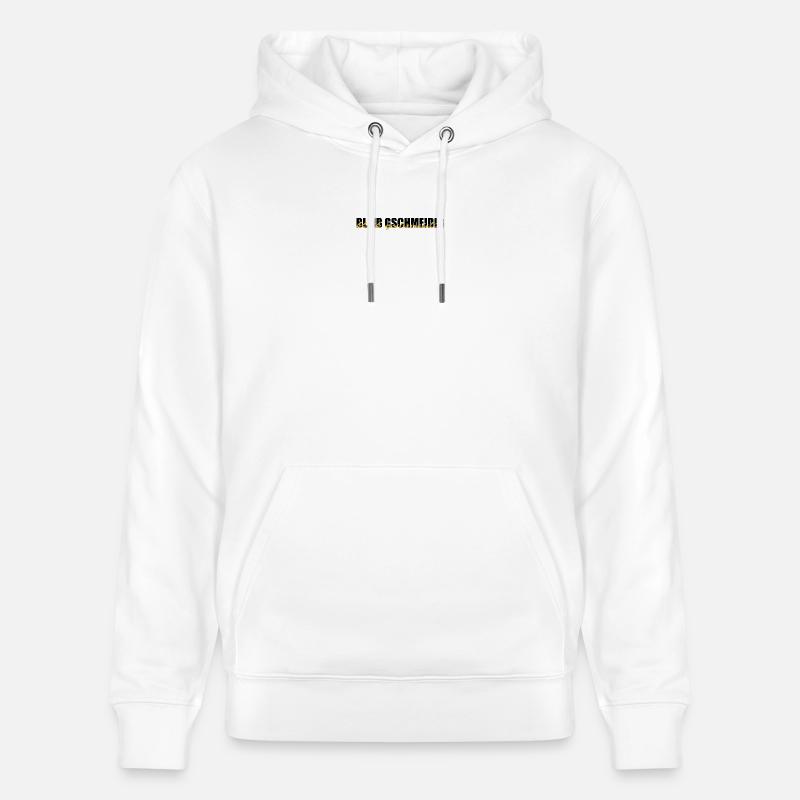 bleib gschmeidig - bleib relax, chillen, dialecte - Sweat à capuche bio CRUISER Stanley/Stella Unisexe - blanc