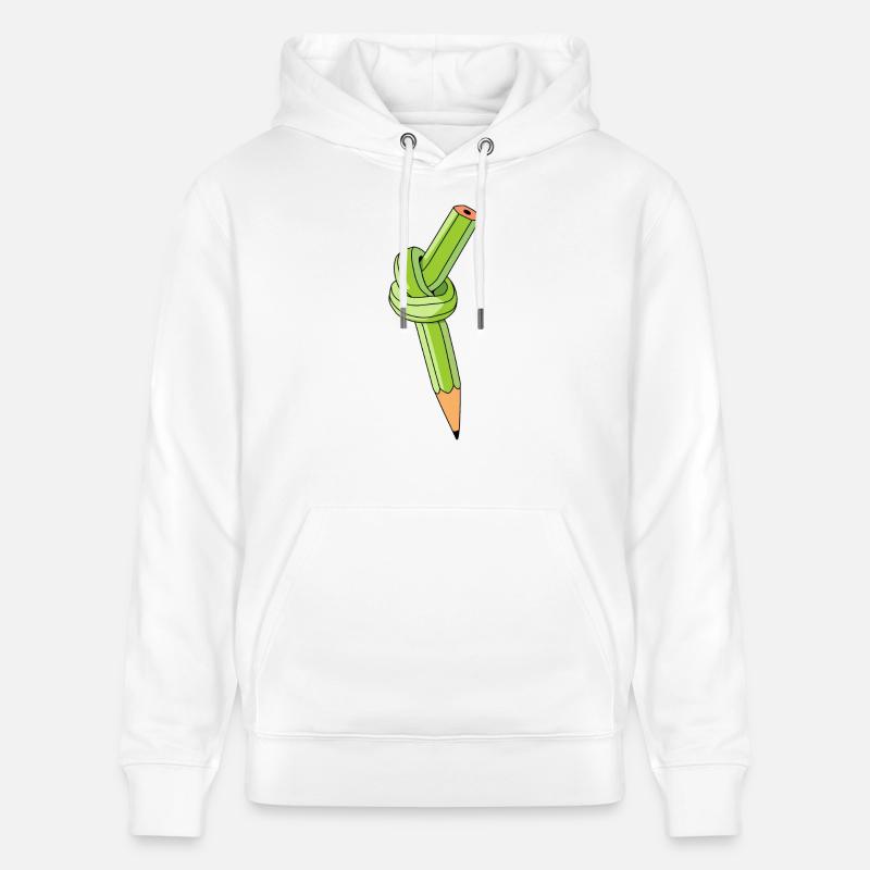 Crayon - Sweat à capuche bio CRUISER Stanley/Stella Unisexe - blanc