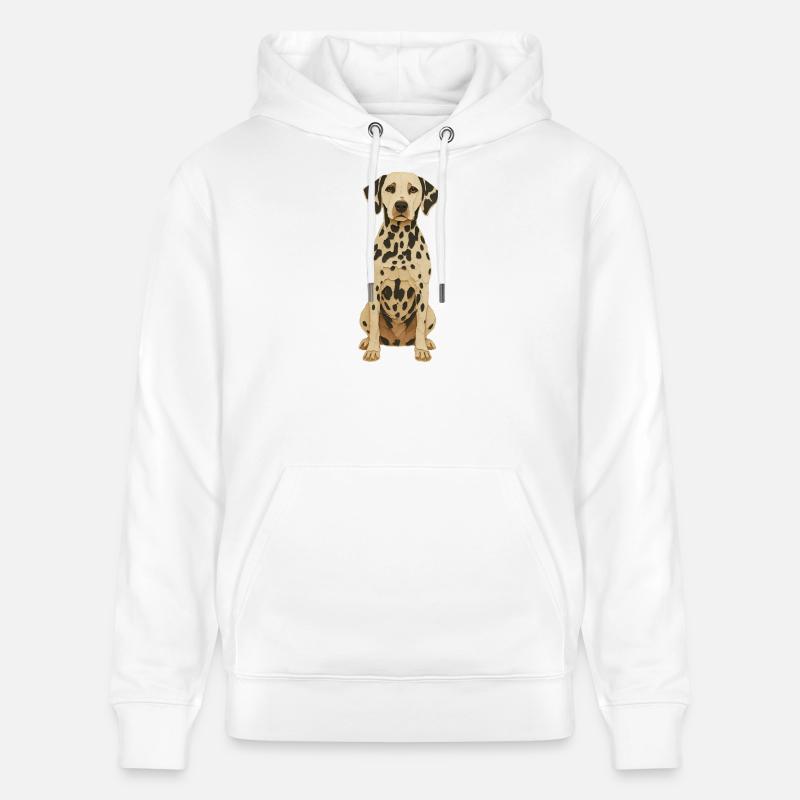 T-shirt d’art Dalmatian Patch - Sweat à capuche bio CRUISER Stanley/Stella Unisexe - blanc