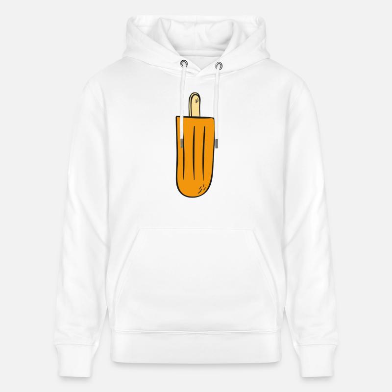 popsicle - Sweat à capuche bio CRUISER Stanley/Stella Unisexe - blanc