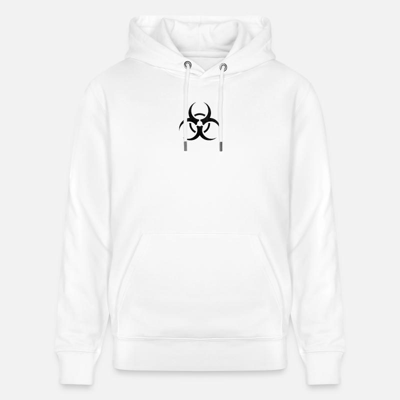 risque Bio - Sweat à capuche bio CRUISER Stanley/Stella Unisexe - blanc