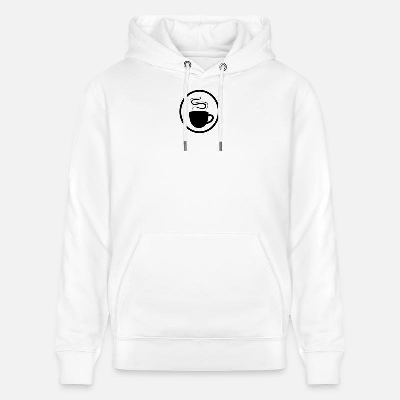Tasse à café - Sweat à capuche bio CRUISER Stanley/Stella Unisexe - blanc