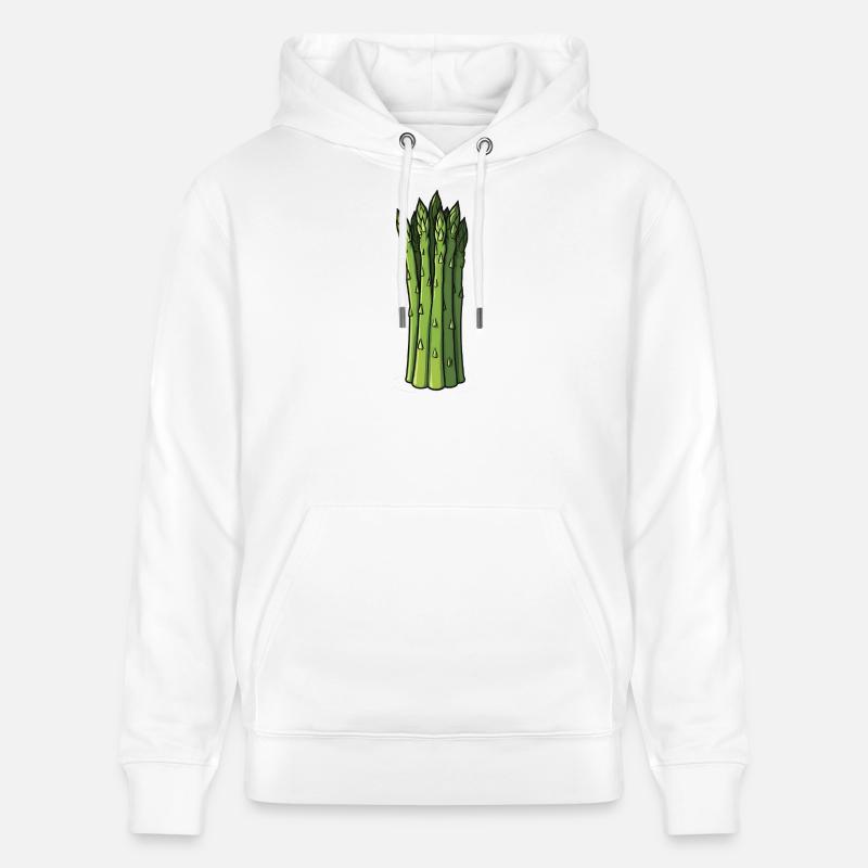 Asperges - Sweat à capuche bio CRUISER Stanley/Stella Unisexe - blanc