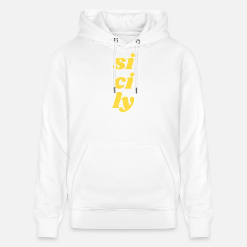 si ci ly - Sweat à capuche bio CRUISER Stanley/Stella Unisexe - blanc