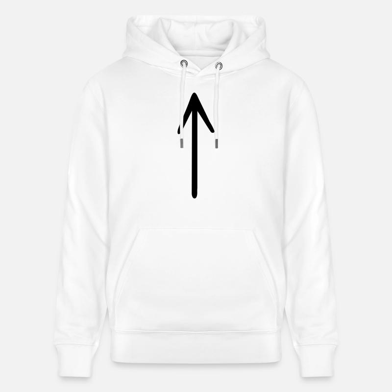 Flèche - Sweat à capuche bio CRUISER Stanley/Stella Unisexe - blanc