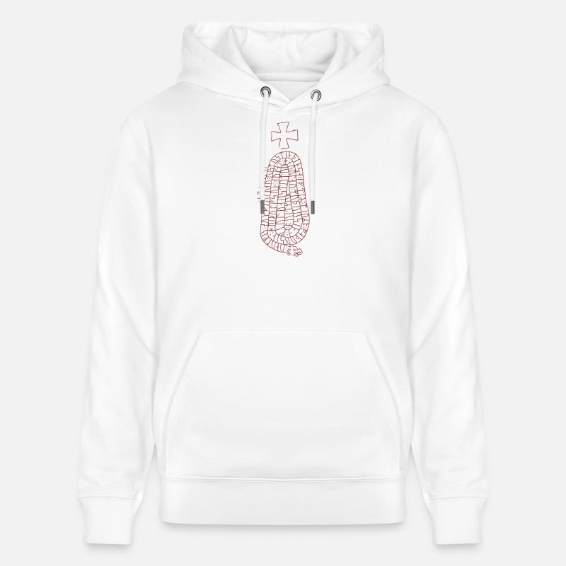 RUNSTEN, JÄRVSÖ - Sweat à capuche bio CRUISER Stanley/Stella Unisexe - blanc