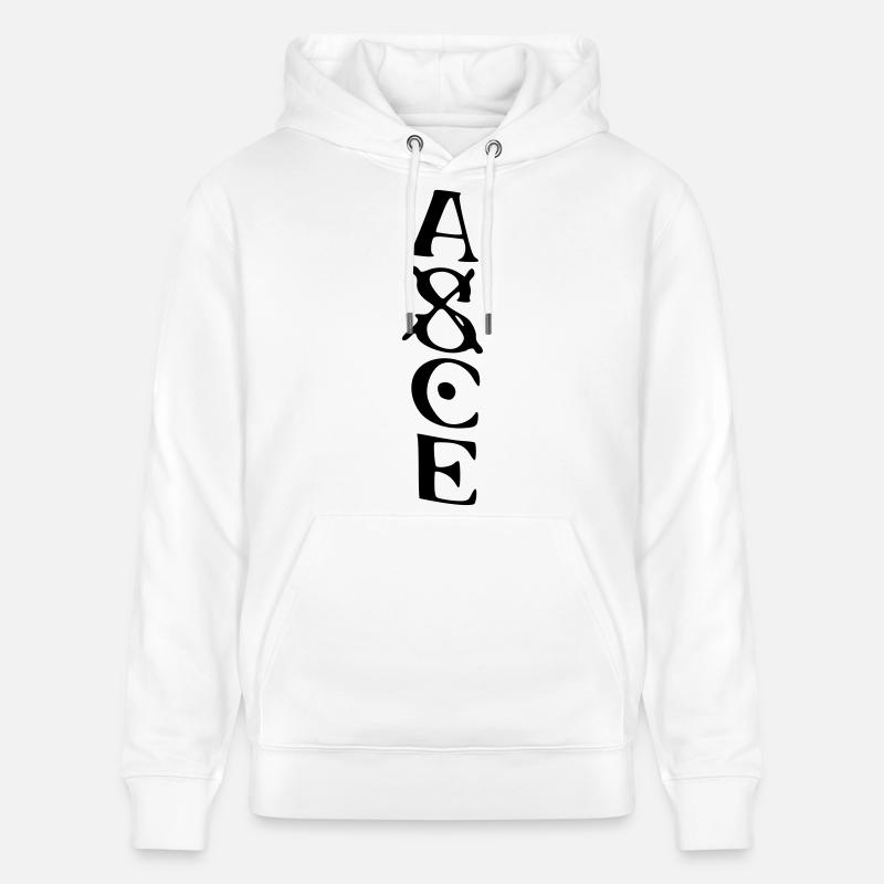 asce - Sweat à capuche bio CRUISER Stanley/Stella Unisexe - blanc