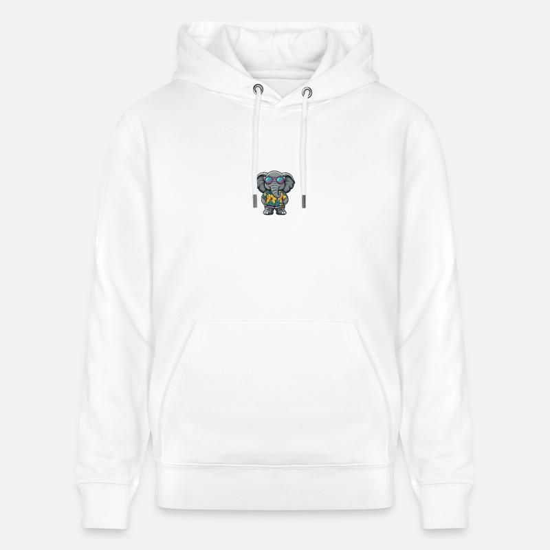 Mammut Bande dessinée Cool Été - Sweat à capuche bio CRUISER Stanley/Stella Unisexe - blanc